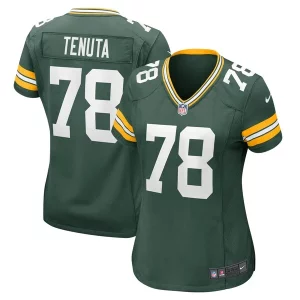 Amazing Charming Delightful Luke Tenuta Green Bay Packers Nike Women's Home Game Player Jersey Green
