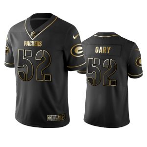 Amazing Luxurious Fantastic Packers #52 Rashan Gary Men's Stitched NFL Vapor Untouchable Limited Black Golden Jersey