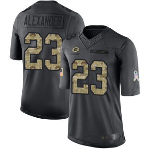 Awesome Delightful Elegant Packers #23 Jaire Alexander Black Youth Stitched NFL Limited 2016 Salute to Service Jersey