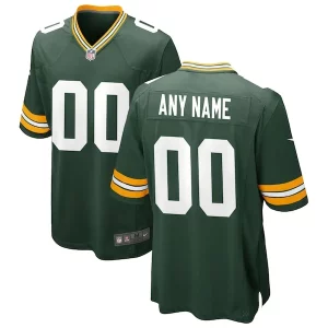 Awesome Green Bay Packers Nike Custom Game Jersey Green