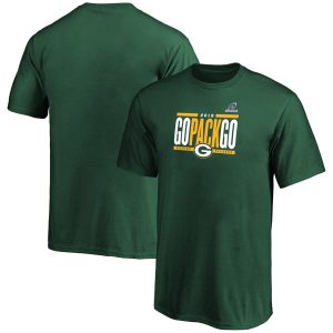 Awesome Green Bay Packers Youth 2019 NFL Playoffs Bound Hometown Checkdown T Shirt Green