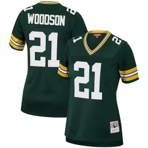 Awesome Outstanding Charles Woodson Green Bay Packers Women's 2010 Legacy Replica Player Jersey Green