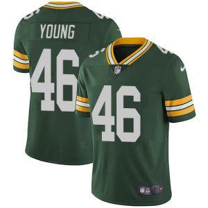 Awesome Smart Outstanding Packers #46 Christian Young Green Team Color Youth Stitched NFL Vapor Untouchable Limited Jersey