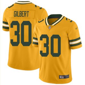 Beautiful Packers #30 Zyon Gilbert Gold Youth Stitched NFL Limited Inverted Legend Jersey