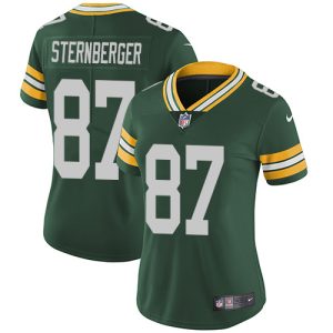 Beautiful Packers #87 Jace Sternberger Green Team Color Women's Stitched NFL Vapor Untouchable Limited Jersey