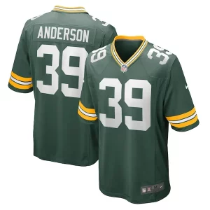 Beautiful Practical Luxurious Zayne Anderson Green Bay Packers Nike Team Game Jersey Green