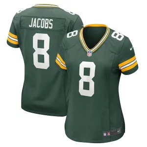 Beautiful Unique Josh Jacobs Green Bay Packers Nike Women's Team Game Jersey Green