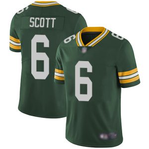 Brilliant Handy Packers #6 JK Scott Green Team Color Youth Stitched NFL Vapor Untouchable Limited Jersey