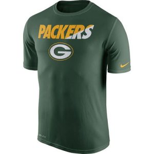 Brilliant Impressive Men's Green Bay Packers Green Legend Staff Practice Performance T Shirt