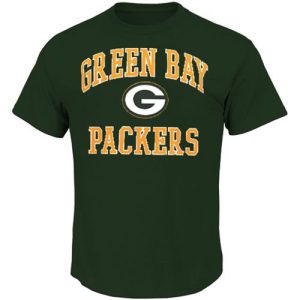 Charming Beautiful Impressive Green Bay Packers Majestic Big and Tall Heart & Soul III T Shirt Green