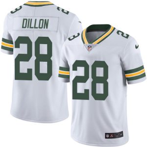 Charming Modern Practical Packers #28 AJ Dillon White Men's Stitched NFL Vapor Untouchable Limited Jersey