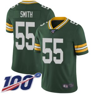 Charming Packers #55 Za'Darius Smith Green Team Color Men's Stitched NFL 100th Season Vapor Limited Jersey