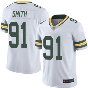Charming Packers #91 Preston Smith White Men's Stitched NFL Vapor Untouchable Limited Jersey