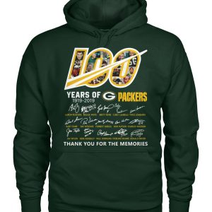Classy Cool Green Bay Packers 100 Seasons Memories Pullover Hoodie Green