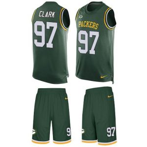 Classy Graceful Packers #97 Kenny Clark Green Team Color Men's Stitched NFL Limited Tank Top Suit Jersey
