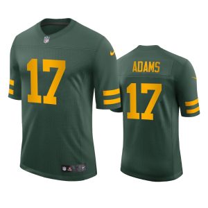 Classy Green Bay Packers #17 Davante Adams Men's Alternate Vapor Limited Player NFL Jersey Green