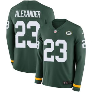 Classy Magnificent Amazing Packers #23 Jaire Alexander Green Team Color Men's Stitched NFL Limited Therma Long Sleeve Jersey