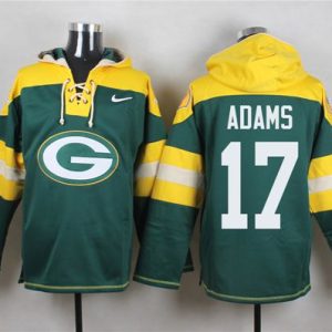 Classy Marvelous Superb Packers #17 Davante Adams Green Player Pullover NFL Hoodie