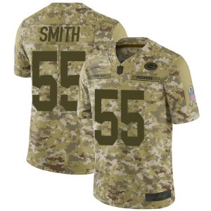 Classy Packers #55 Za'Darius Smith Camo Men's Stitched NFL Limited 2018 Salute To Service Jersey