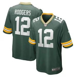 Comfortable Beautiful Exciting Aaron Rodgers Green Bay Packers Nike Game Team Jersey Green