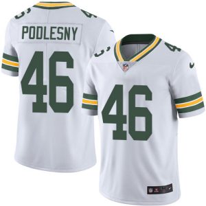 Comfortable Packers #46 Jack Podlesny White Men's Stitched NFL Vapor Untouchable Limited Jersey
