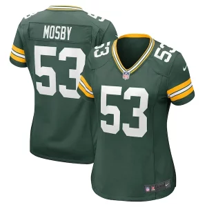 Cool Arron Mosby Green Bay Packers Nike Women's Team Game Jersey Green