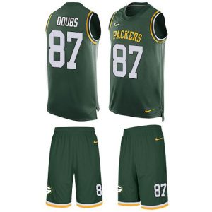 Cool Marvelous Fabulous Packers #87 Romeo Doubs Green Team Color Men's Stitched NFL Limited Tank Top Suit Jersey