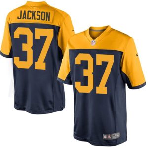 Cool Stunning Outstanding Packers #37 Josh Jackson Navy Blue Alternate Youth Stitched NFL New Limited Jersey