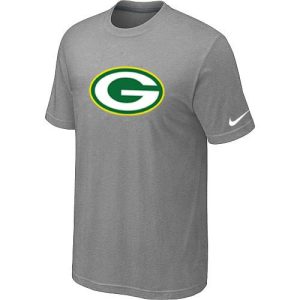 Cool Superb Graceful Green Bay Packers Sideline Legend Authentic Logo Dri FIT NFL T Shirt Light Grey