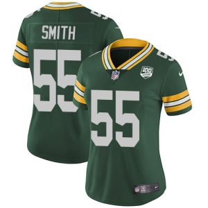 Delightful Amazing Packers #55 Za'Darius Smith Green Team Color Women's 100th Season Stitched NFL Vapor Untouchable Limited Jersey