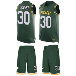 Delightful Awesome Impressive Packers #30 Zyon Gilbert Green Team Color Men's Stitched NFL Limited Tank Top Suit Jersey