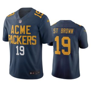 Delightful Classy Unique Green Bay Packers #19 Equanimeous St. Brown Navy Vapor Limited City Edition NFL Jersey