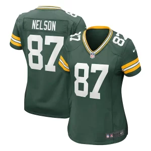 Delightful Fantastic Gorgeous Jordy Nelson Green Bay Packers Nike Women's Retired Game Jersey Green