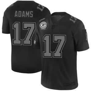 Delightful Green Bay Packers #17 Davante Adams Men's Black 2019 Salute to Service Limited Stitched NFL Jersey