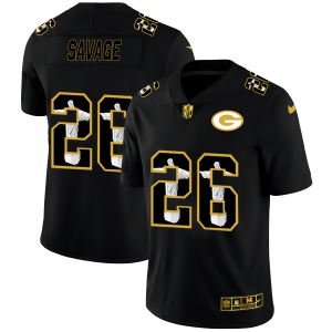 Delightful Green Bay Packers #26 Darnell Savage Jr. Carbon Black Vapor Cristo Redentor Limited NFL Jersey