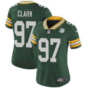 Delightful Packers #97 Kenny Clark Green Team Color Women's 100th Season Stitched NFL Vapor Untouchable Limited Jersey