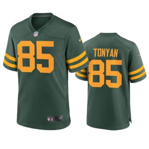 Elegant Green Bay Packers #85 Robert Tonyan Men's Alternate Game Player NFL Jersey Green