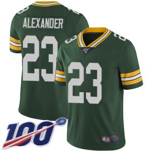 Elegant Handy Marvelous Packers #23 Jaire Alexander Green Team Color Youth Stitched NFL 100th Season Vapor Limited Jersey