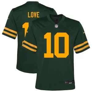 Elegant Modern Outstanding Jordan Love Green Bay Packers Nike Youth Alternate Game Jersey Green