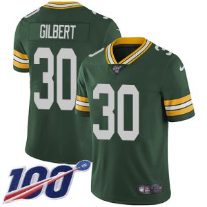 Elegant Packers #30 Zyon Gilbert Green Team Color Men's Stitched NFL 100th Season Vapor Untouchable Limited Jersey