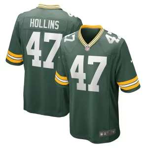Elegant Spectacular Justin Hollins Green Bay Packers Nike Home Game Player Jersey Green