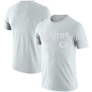 Exciting Delightful Green Bay Packers NFL 100 2019 Sideline Platinum Performance T Shirt White