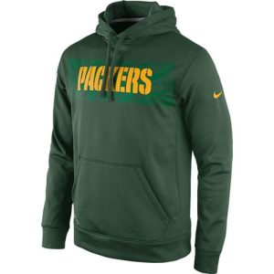 Exciting Green Bay Packers KO Speed Wordmark Performance Hoodie Green
