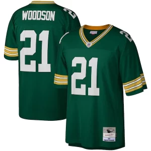 Exciting Marvelous Perfect Charles Woodson Green Bay Packers Legacy Replica Jersey Green