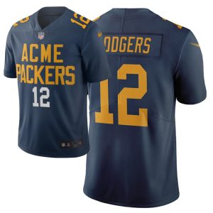 Exciting Terrific Packers #12 Aaron Rodgers Navy Men's Stitched NFL Limited City Edition Jersey