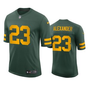 Fabulous Cool Exciting Green Bay Packers #23 Jaire Alexander Men's Alternate Vapor Limited Player NFL Jersey Green