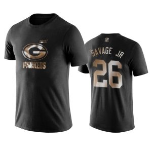 Fabulous Packers #26 Darnell Savage Jr. Black NFL Black Golden 100th Season T Shirts