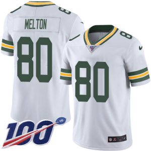 Gorgeous Classy Delightful Packers #80 Bo Melton White Youth Stitched NFL 100th Season Vapor Untouchable Limited Jersey