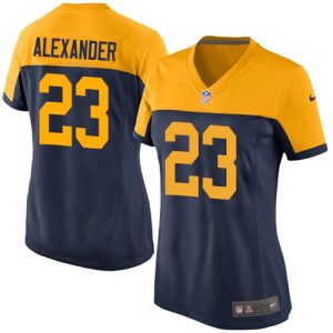 Gorgeous Delightful Classy Packers #23 Jaire Alexander Navy Blue Alternate Women's Stitched NFL New Limited Jersey