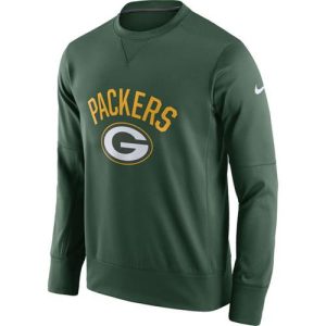 Gorgeous Men's Green Bay Packers Green Sideline Circuit Performance Sweatshirt